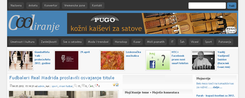 Cooliranje, mreža za opuštanje, zabavu, provod i edukaciju