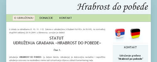 Udruženje građana Hrabrost do pobede